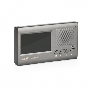 konwi intercom Vision- S 4.3 '' Daire içi Mönitör Füme Antrasit
