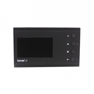 Konwi İntercom 4,3 İnch Monitör 2T Siyah